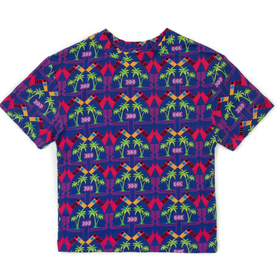Journey Print : Amaka oversized T-shirt - akwababystore