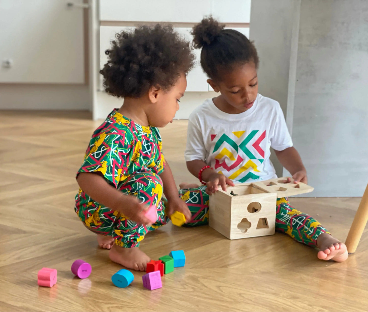 OBI Print: Kosi Trousers - akwababystoreOBI Print: Kosi Trousers - African print kidswear