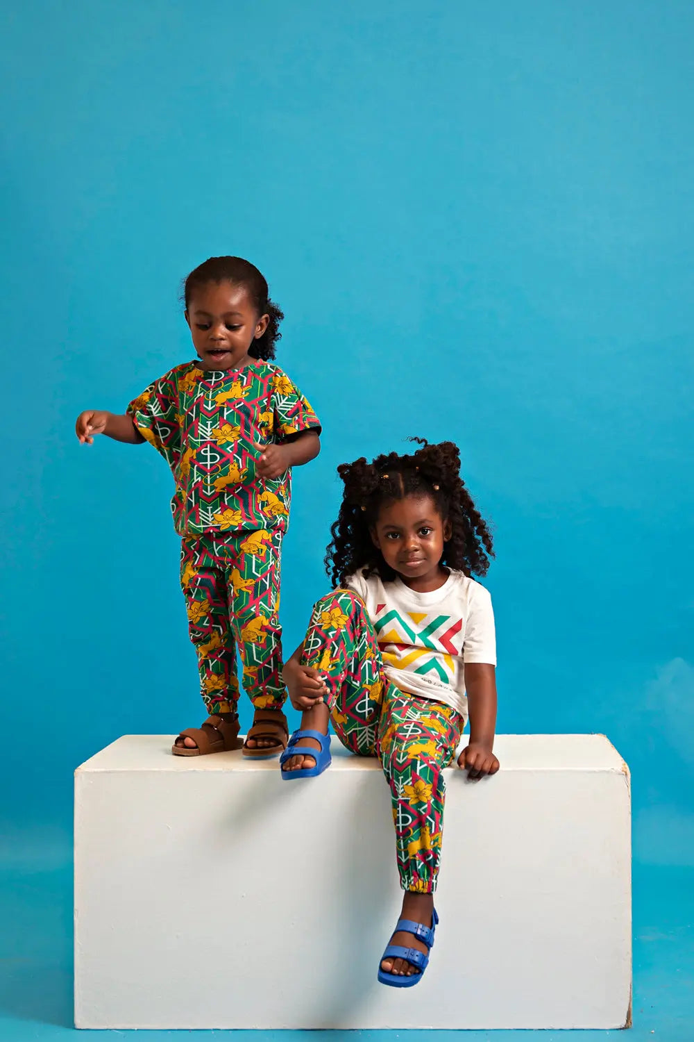 OBI Print:  Kosi Trousers - akwababystoreOBI Print:  Kosi Trousers - African print kidswear