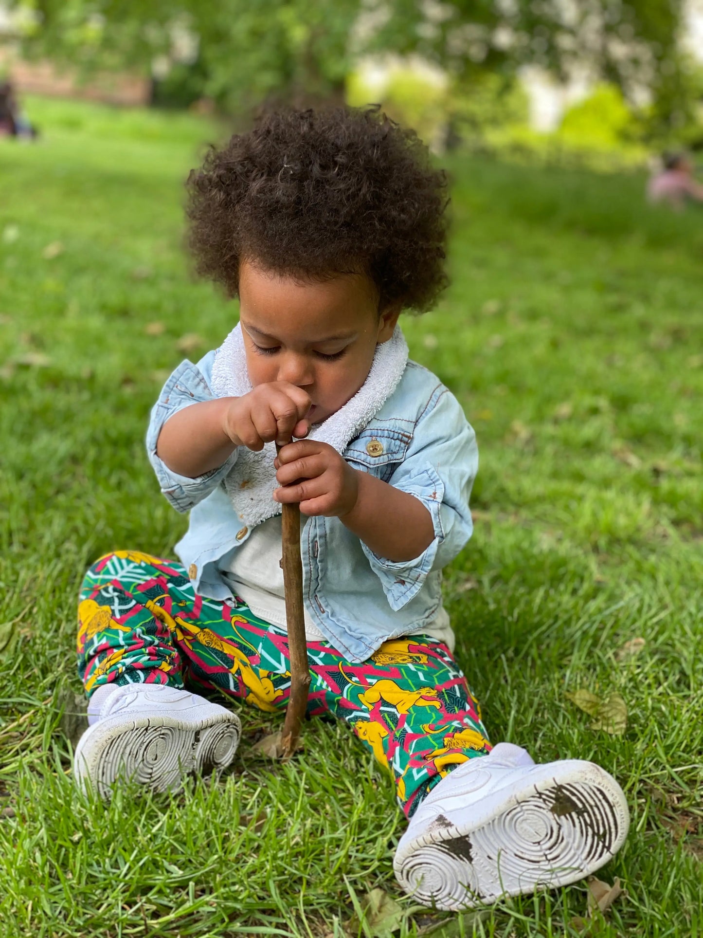 OBI Print: Kosi Trousers - akwababystoreOBI Print: Kosi Trousers - African print kidswear