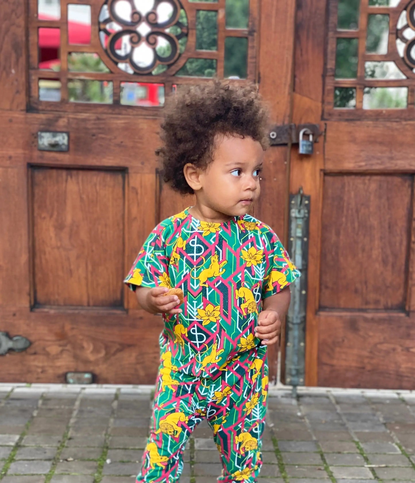 OBI Print: Kosi Trousers - akwababystoreOBI Print: Kosi Trousers - African print kidswear