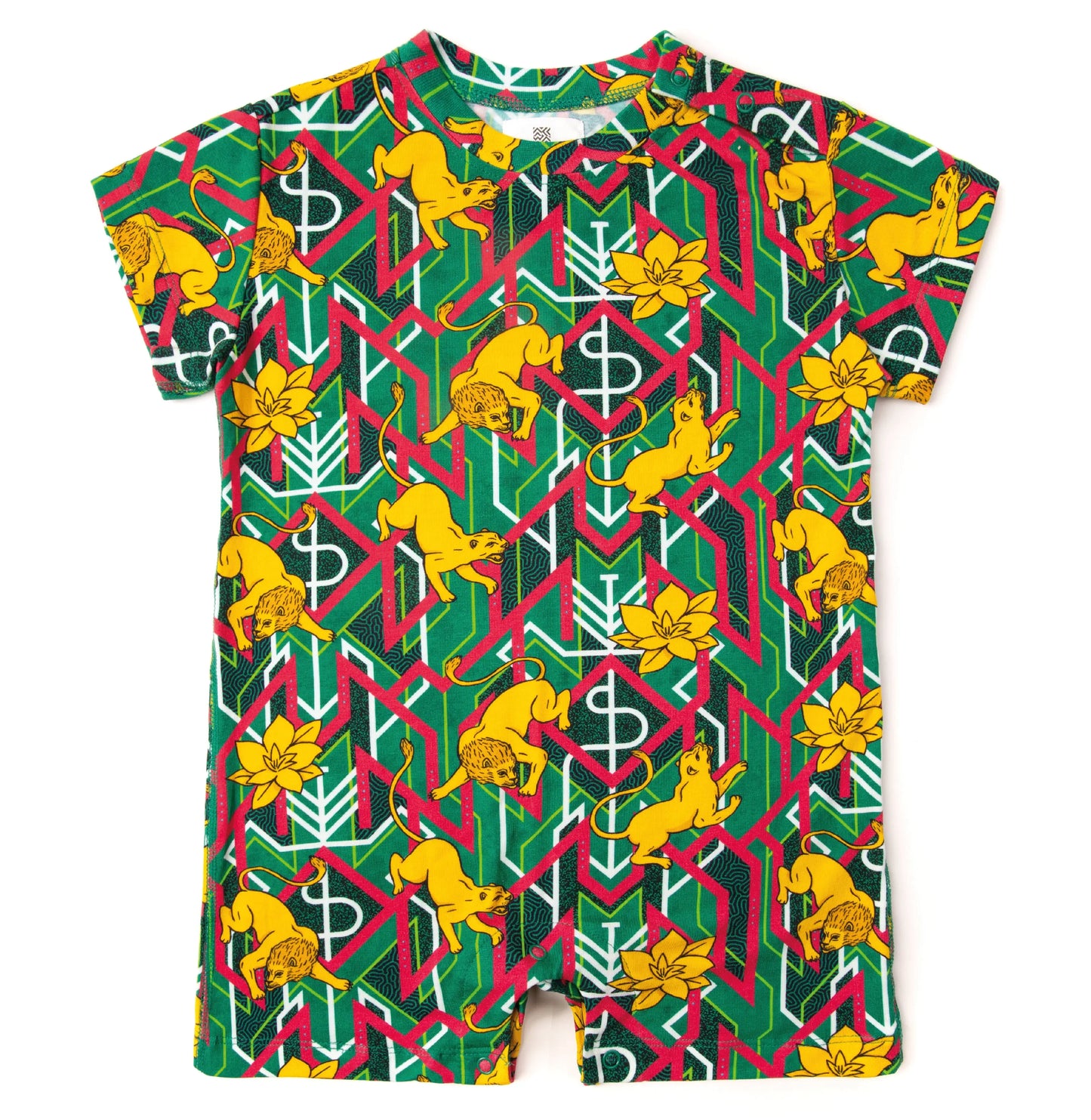 OBI Print: For Bigger percentiles - Ngozi Romper - akwababystore