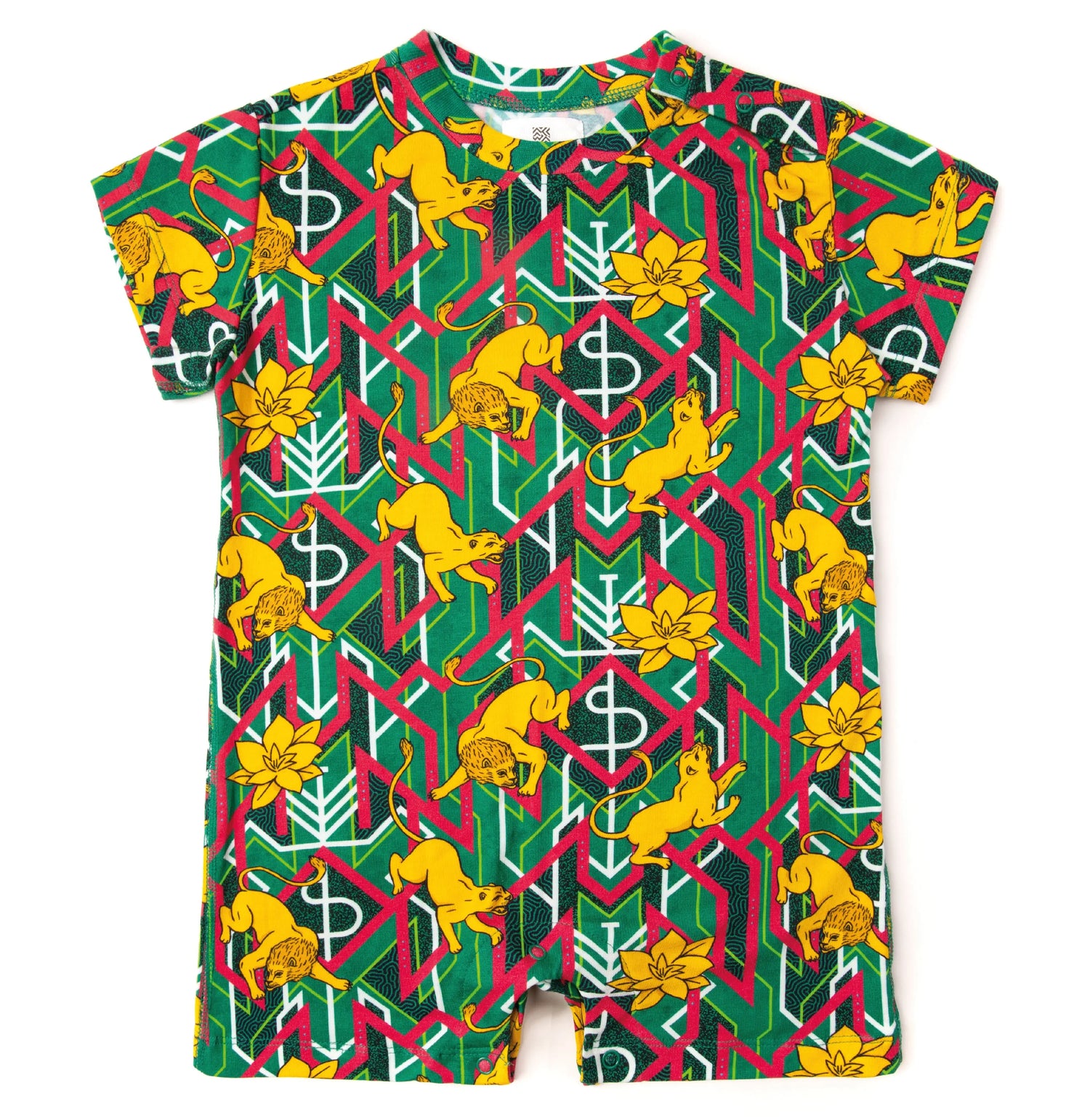 OBI Print: For Bigger percentiles - Ngozi Romper - akwababystore