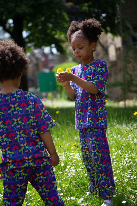 Journey Print : Amaka oversized T-shirt