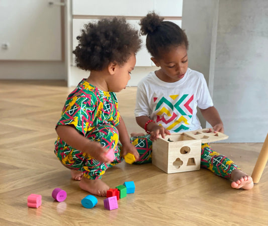 OBI Print:  Kosi Trousers - akwababystoreOBI Print:  Kosi Trousers - African print kidswear